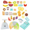 Óriás fa élelmiszer stand kiegészítőkkel