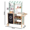 Óriás fa élelmiszer stand kiegészítőkkel