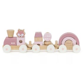 PolarB fa rózsaszín vonat 