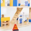3 emeletes fa rendőrség kiegészítőkkel