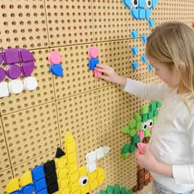MASTERKIDZ színes csap készlet STEM táblákhoz, 64db