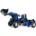 New Holland pedálos traktor markolóval és utánfutóval