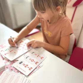 Oktatókártyák a számolás tanulásához