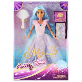 Lili sellő baba kiegészítőkkel