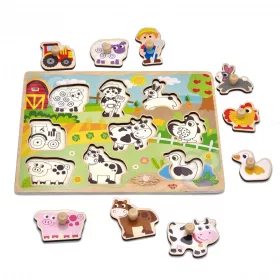 Fa Montessori farm kirakó párkeresővel