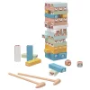 Állatos jenga torony