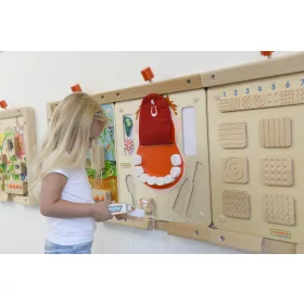 Montessori fali szájhigiénia szenzoros fejlesztő játék