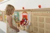 Montessori fali szájhigiénia szenzoros fejlesztő játék