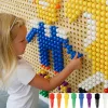 MASTERKIDZ színes kiegészítő szegek STEM falakhoz, 512 db, 8 szín