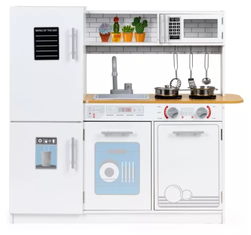 ECOTOYS fa játékkonyha kiegészítőkkel