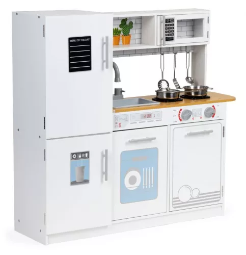 ECOTOYS fa játékkonyha kiegészítőkkel