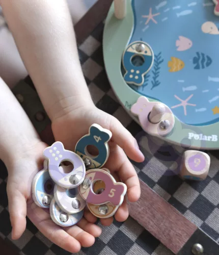 PolarB fa horgász játék