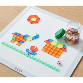 MASTERKIDZ Montessori mozaik kocka készlet 140 db