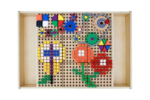 MASTERKIDZ STEM oktatóasztal, tudomány témájú kiegészítőkkel