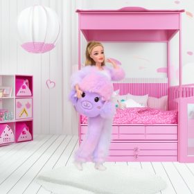 Emily baba lila bari ruhában