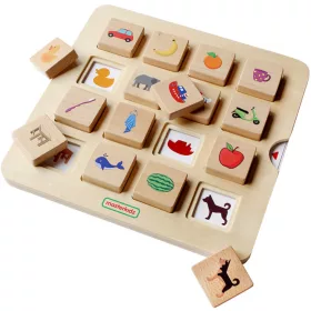 Montessori tárgyfelismerő párosító kirakó