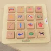 Montessori tárgyfelismerő párosító kirakó