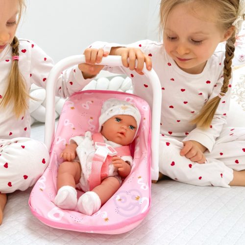 Játékbaba szett hordózóval és kiegészítőkkel