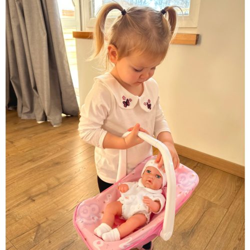 Játékbaba szett hordózóval és kiegészítőkkel