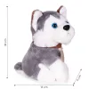 Plüss kutya táskában - husky
