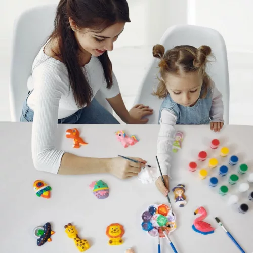DIY Állatos Formázó és Festék készlet