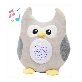 Plüss bagoly éjszakai fény