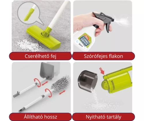 3 az 1-ben takarító készlet