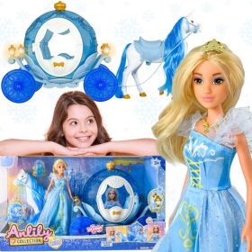 Lili baba hintóval - kék