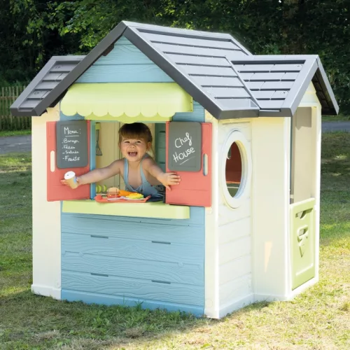 SMOBY étterem kerti házikó, kiegészítőkkel 