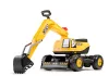 JCB kotrógép sisakkal