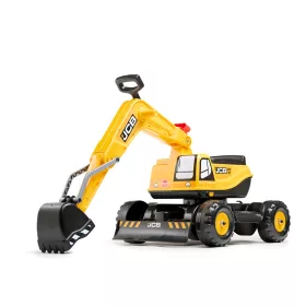 JCB kotrógép sisakkal
