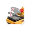 JCB kotrógép sisakkal
