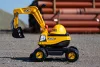 JCB kotrógép sisakkal