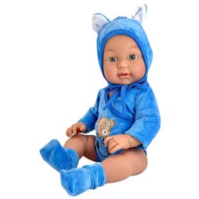 Baba macis bodyban - kék