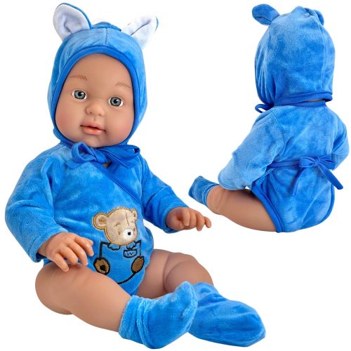 Baba macis bodyban - kék