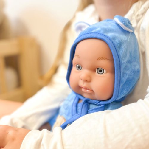 Baba macis bodyban - kék