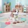 Interaktív husky pórázon - barna