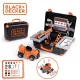 Smoby Black & Decker szerszámosláda, kiegészítőkkel