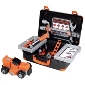 Smoby Black & Decker szerszámosláda, kiegészítőkkel
