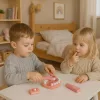 ECOTOYS fa orvosi táska, 24 darab kiegészítővel 