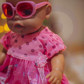 Pink baba ruha szett napszemüveggel