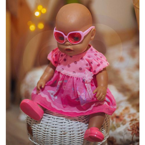 Pink baba ruha szett napszemüveggel